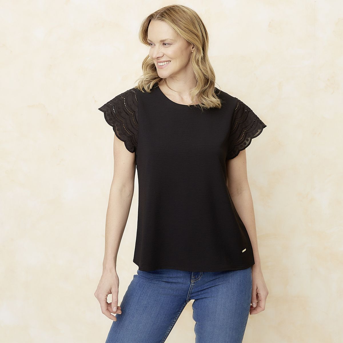 S COCCI - Blusa Manga Corta Algodón Mujer S.Cocci