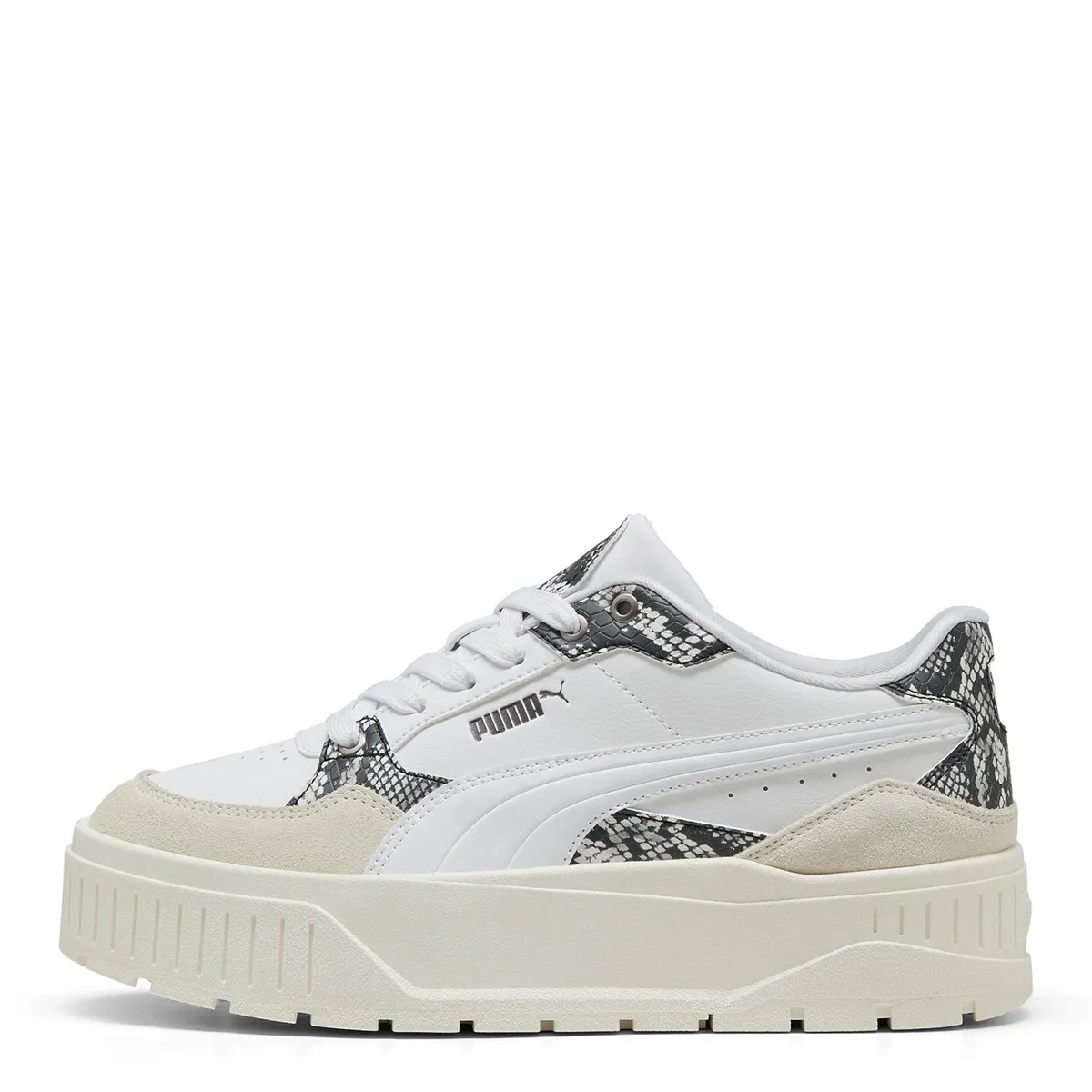 PUMA - Karmen II Idol Snake Chic Zapatilla Urbana Mujer Blanco Puma