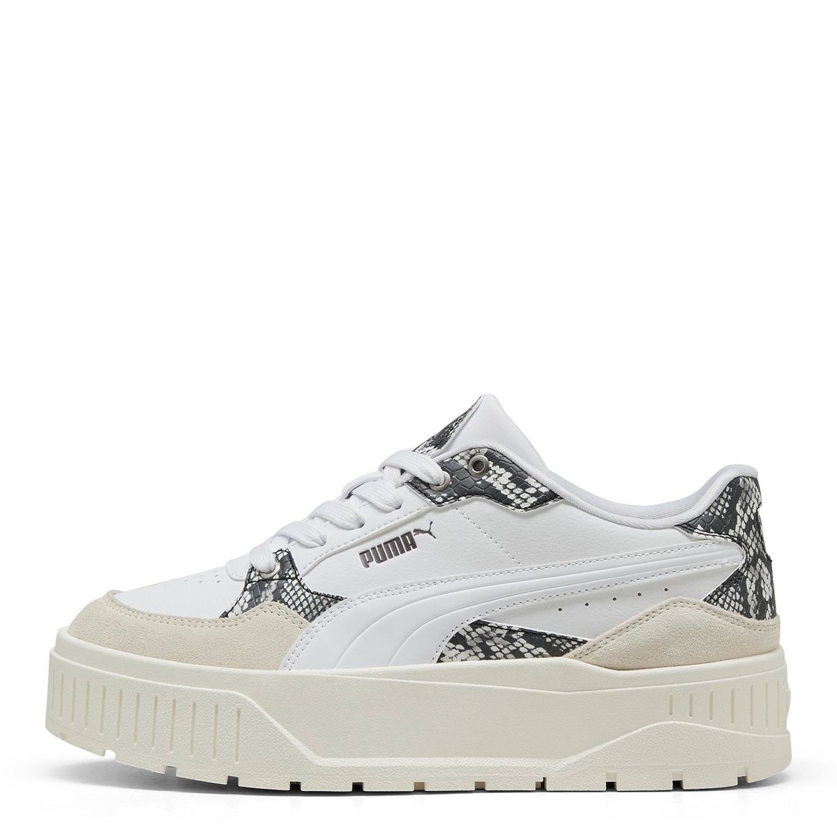 PUMA - Karmen Ii Idol Snake Chic Zapatilla Urbana Mujer Blanco Puma