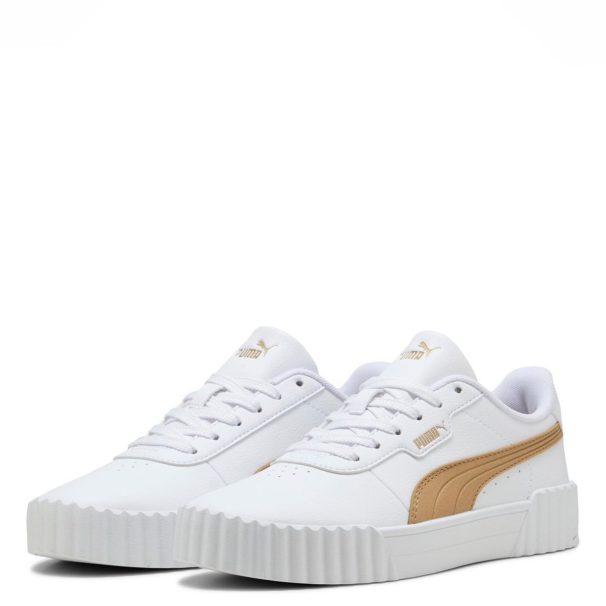 PUMA - Carina 3.0 Aqua Metallics Zapatilla Urbana Mujer Blanco Puma