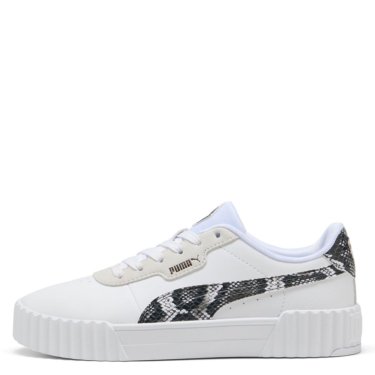 PUMA - Carina 3.0 Snake Chic Zapatilla Urbana Mujer Blanco Puma