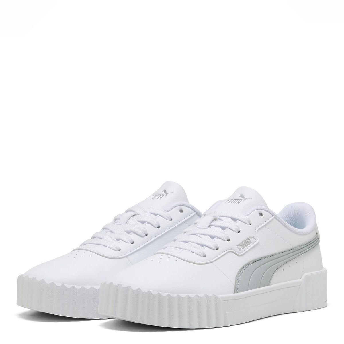 PUMA - Carina 3.0 Aqua Metallics Zapatilla Urbana Mujer Blanco Puma