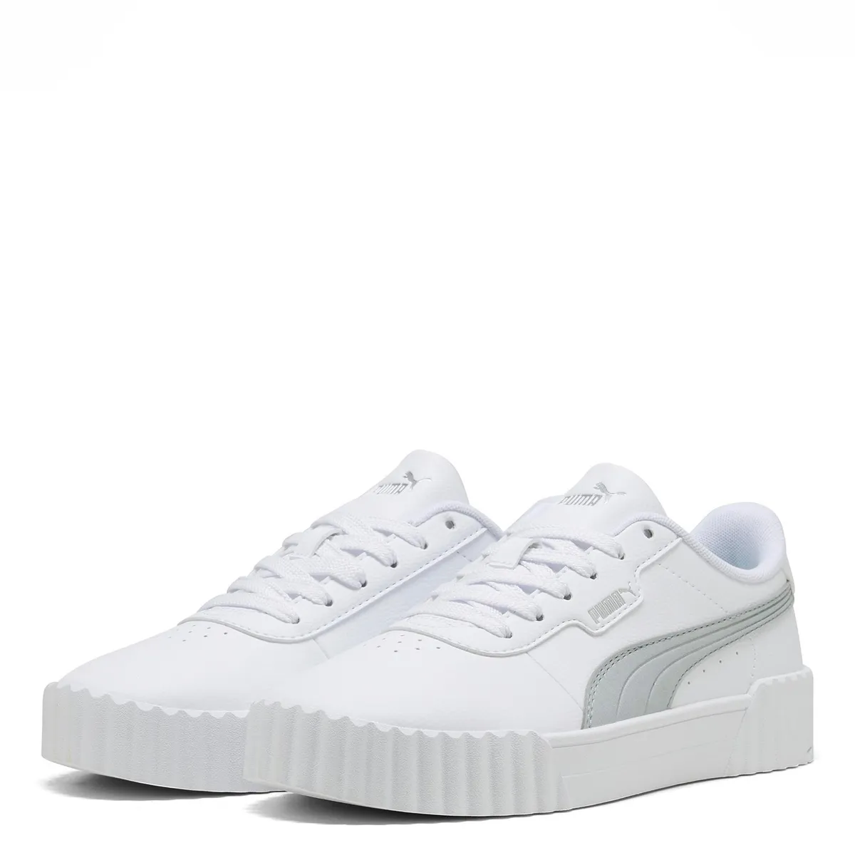 PUMA - Carina 3.0 Aqua Metallics Zapatilla Urbana Mujer Blanco Puma