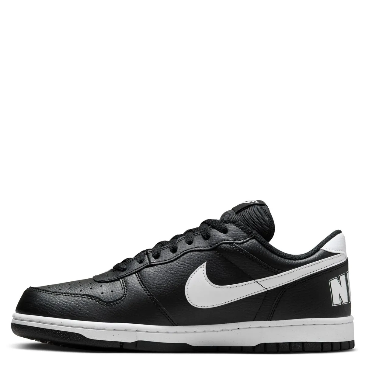 NIKE - Big Low Zapatilla Urbana Hombre Cuero Negro Nike