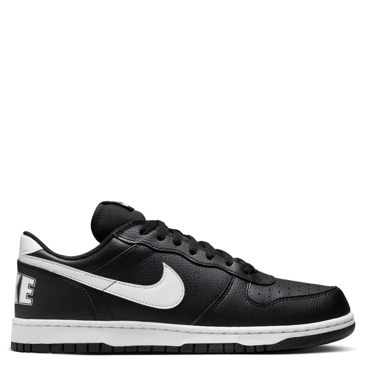 NIKE - Big Low Zapatilla Urbana Hombre Cuero Negro Nike