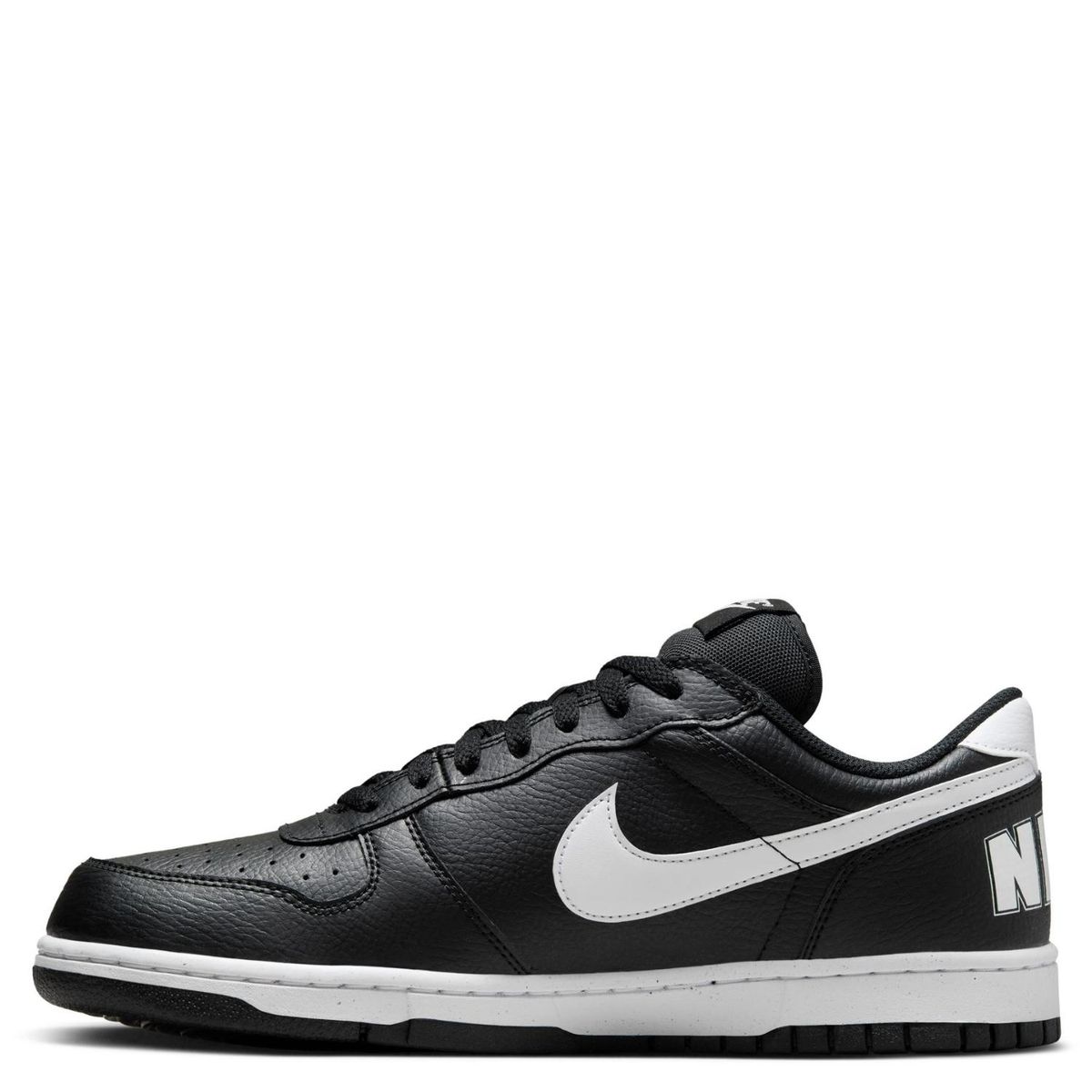 NIKE - Big Low Zapatilla Urbana Hombre Cuero Negro Nike