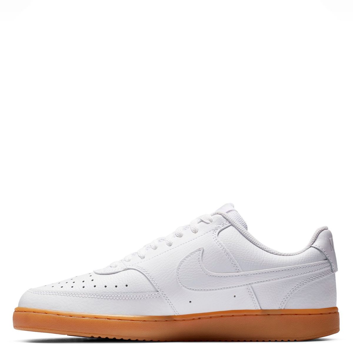 NIKE - Court Vision Lo Zapatilla Urbana Hombre Cuero Blanco Nike