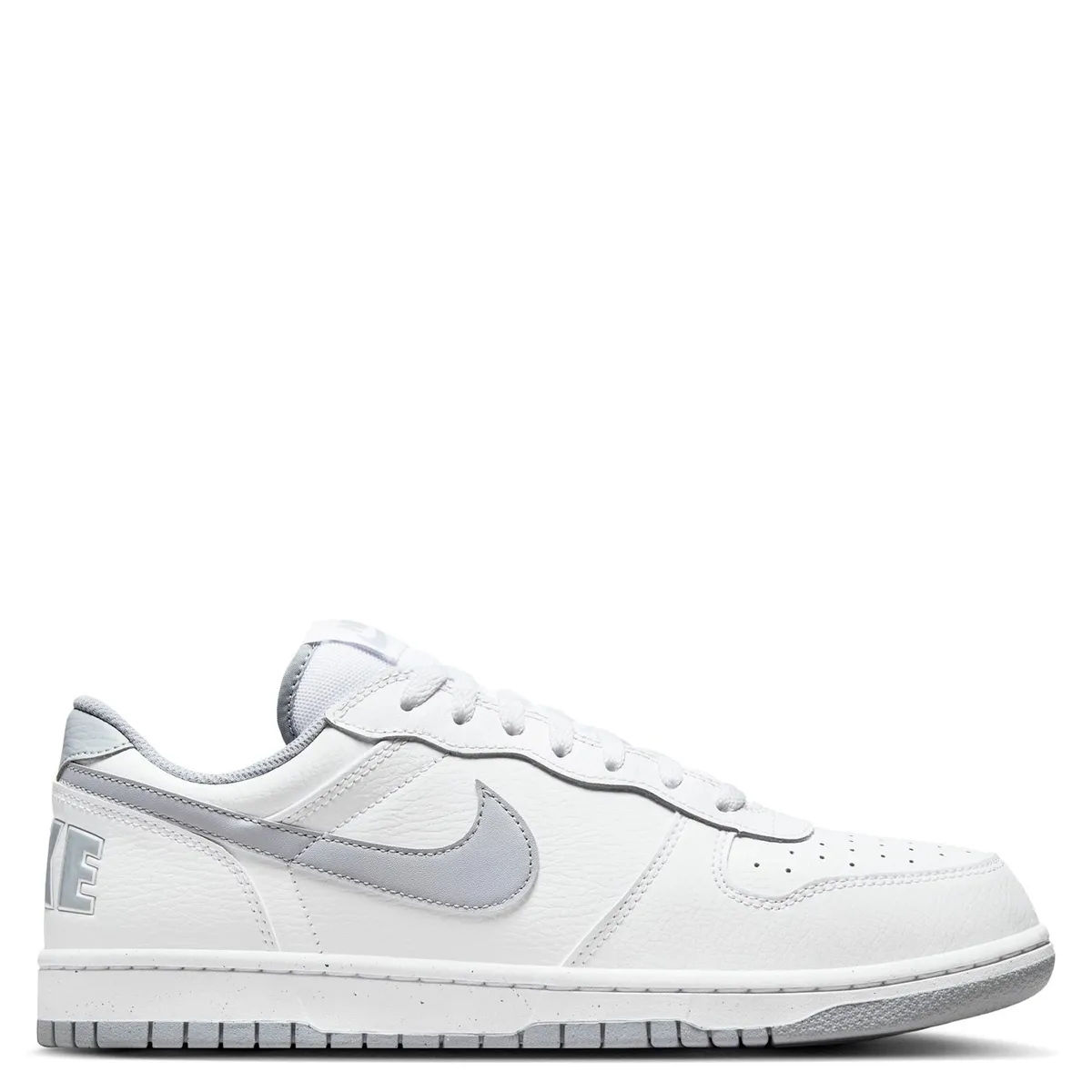 NIKE - Big Low Zapatilla Urbana Hombre Cuero Blanco Nike