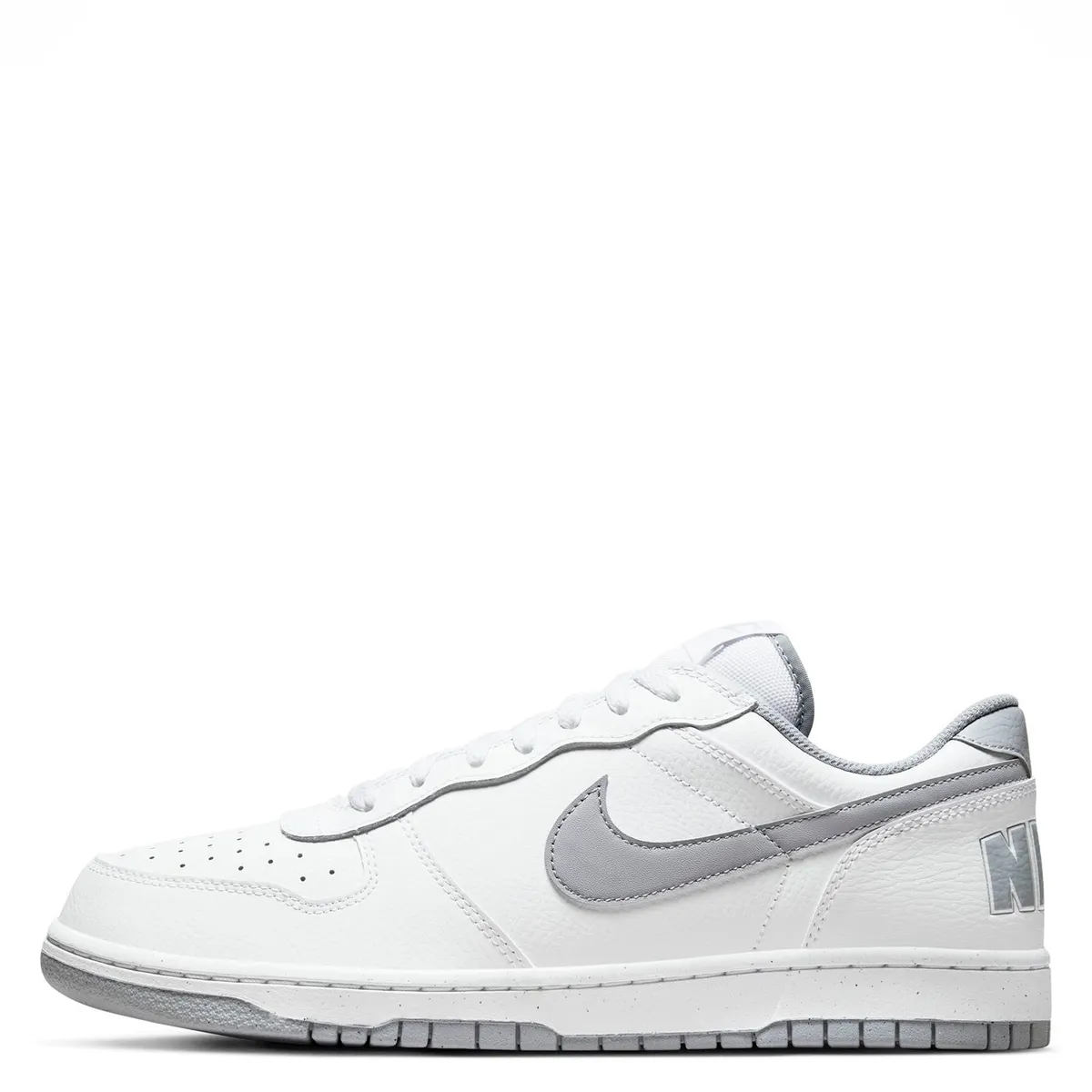 NIKE - Big Low Zapatilla Urbana Hombre Cuero Blanco Nike