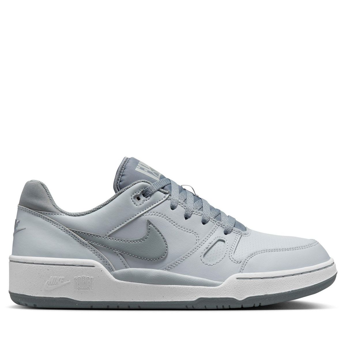 NIKE - Full Force Lo Zapatilla Urbana Hombre Cuero Gris Nike