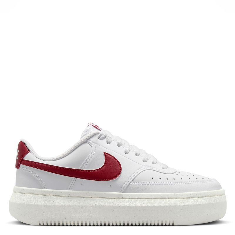 NIKE - Court Vision Alta Zapatilla Urbana Mujer Rojo Nike