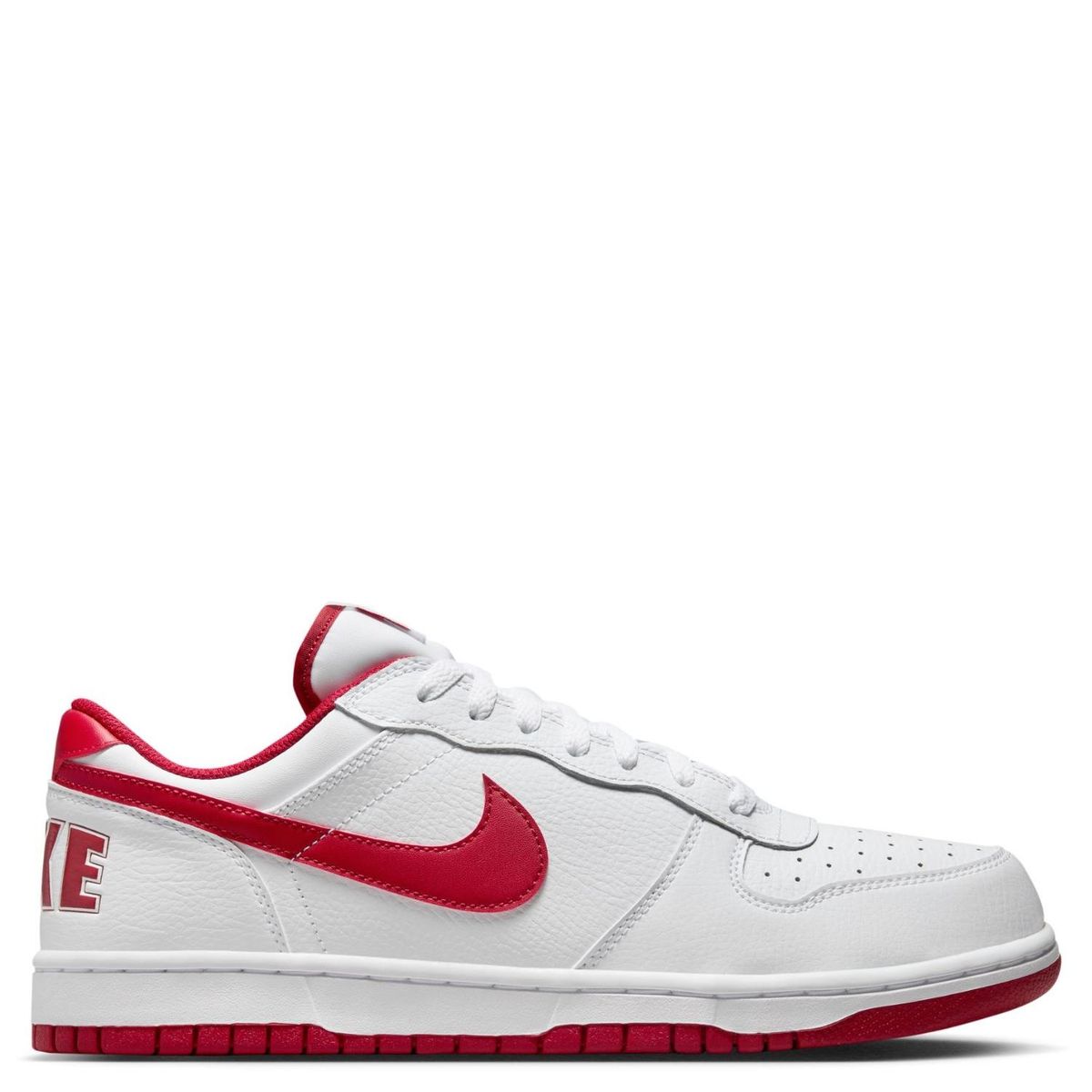NIKE - Big Low Zapatilla Urbana Hombre Cuero Blanco Nike