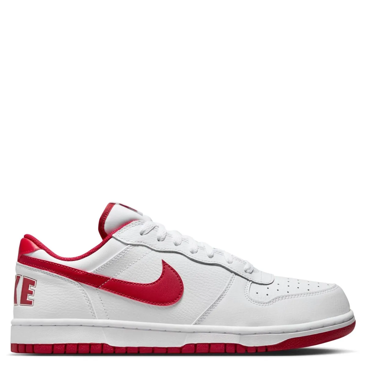 NIKE - Big Low Zapatilla Urbana Hombre Cuero Blanco Nike