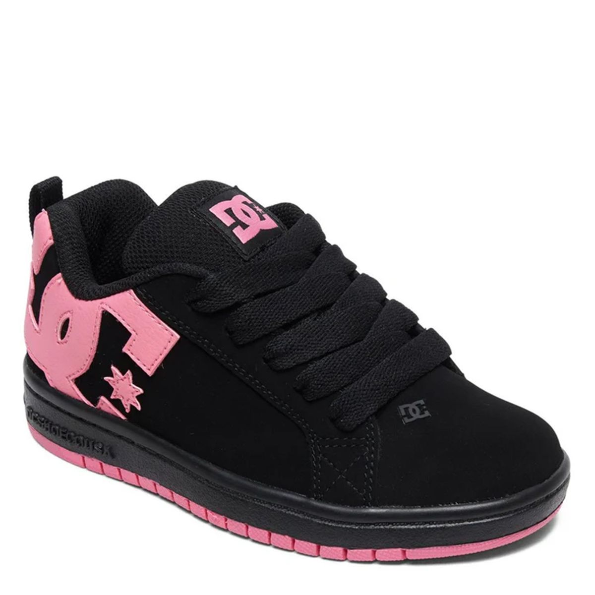 DC SHOES - Court Graffik Zapatilla Urbana Niña Cuero Negro (34 A 38) Dc Shoes