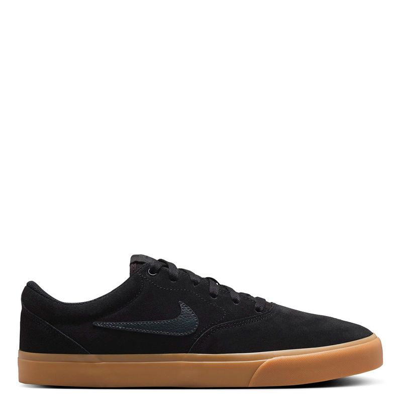 NIKE - Charge Suede Zapatilla Urbana Hombre Cuero Negro Nike