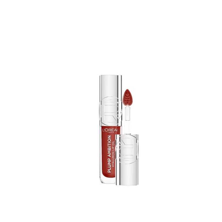 Labial Lip Oil L'Oréal Plump Ambition Tono 485 Wine O'Clock Hyaluron