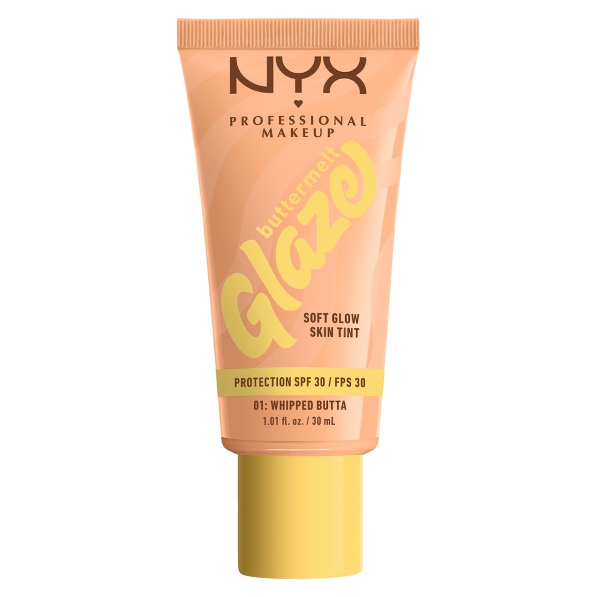 NYX PROFESSIONAL MAKEUP - Buttermelt Glaze Soft Glow Skin Tint FPS 30, Whipped Butta NYX Professional Makeup