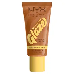 NYX PROFESSIONAL MAKEUP - Buttermelt Glaze Soft Glow Skin Tint FPS 30, Praline Butta