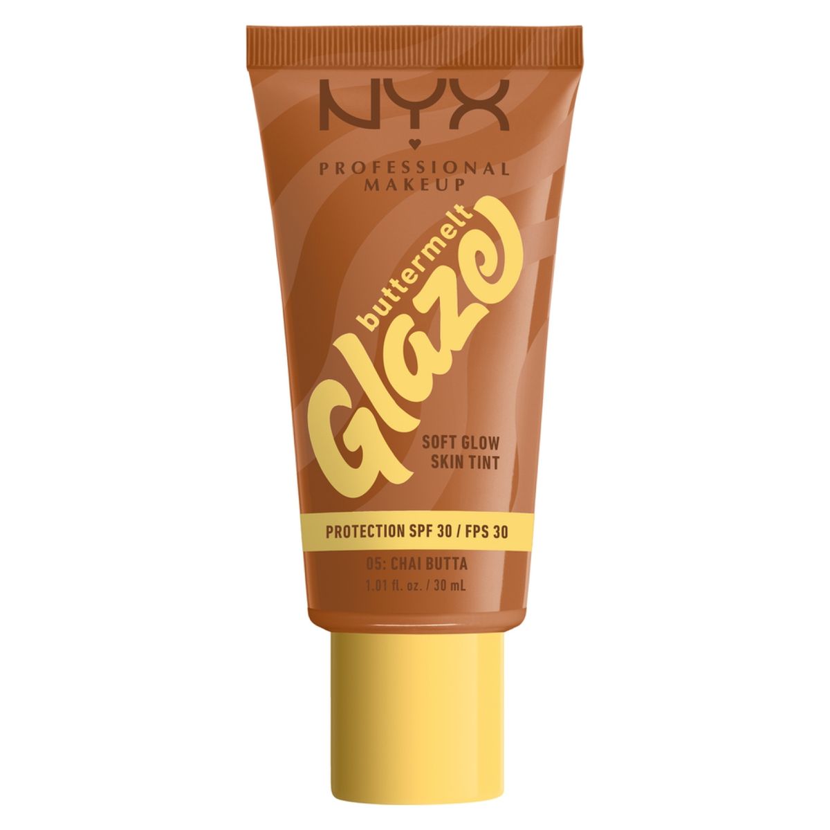 NYX PROFESSIONAL MAKEUP - NYX Professional Makeup Buttermelt Glaze Soft Glow Skin Tint FPS 30, Chai Butta