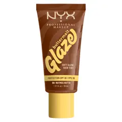 NYX PROFESSIONAL MAKEUP - Buttermelt Glaze Soft Glow Skin Tint FPS 30, Nutmeg Butta