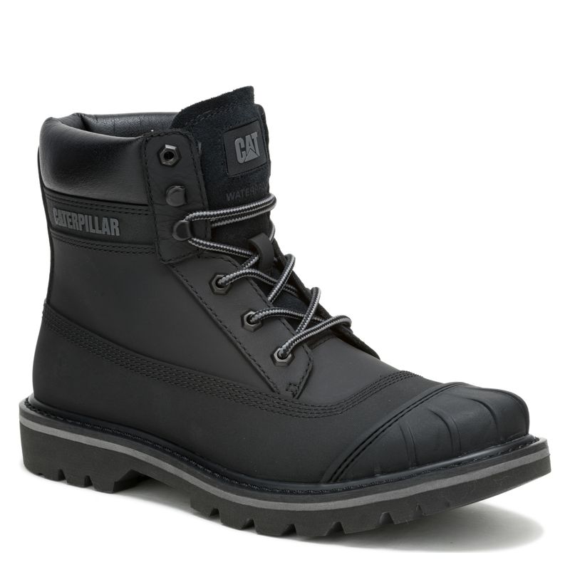 CAT - Colorado Galosh Wp Botin Hombre Cuero Negro CAT
