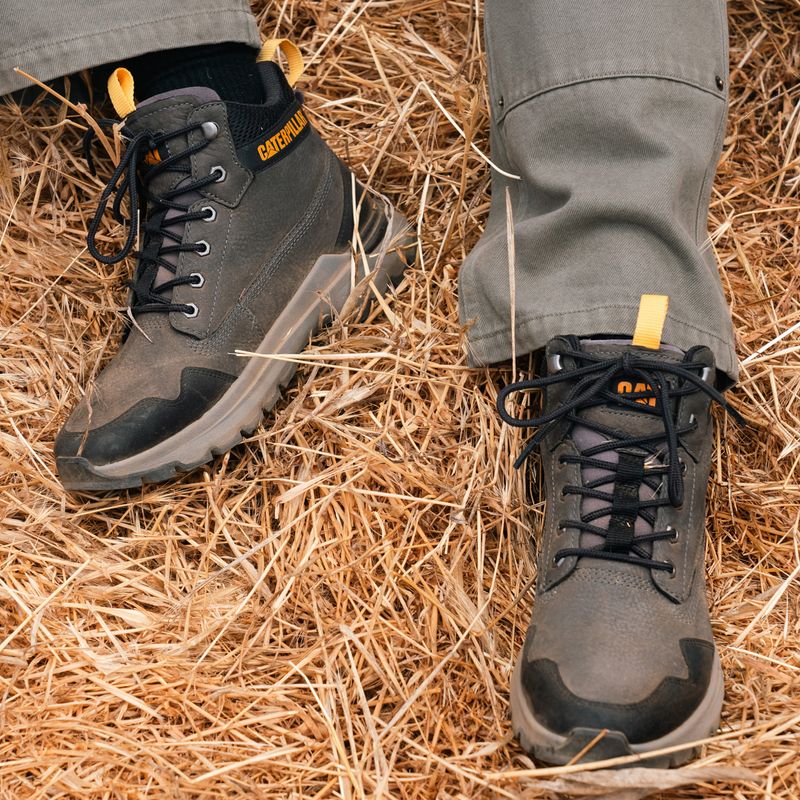 CAT - Colorado Sneaker Zapatilla Urbana Hombre Cuero Negro Cat