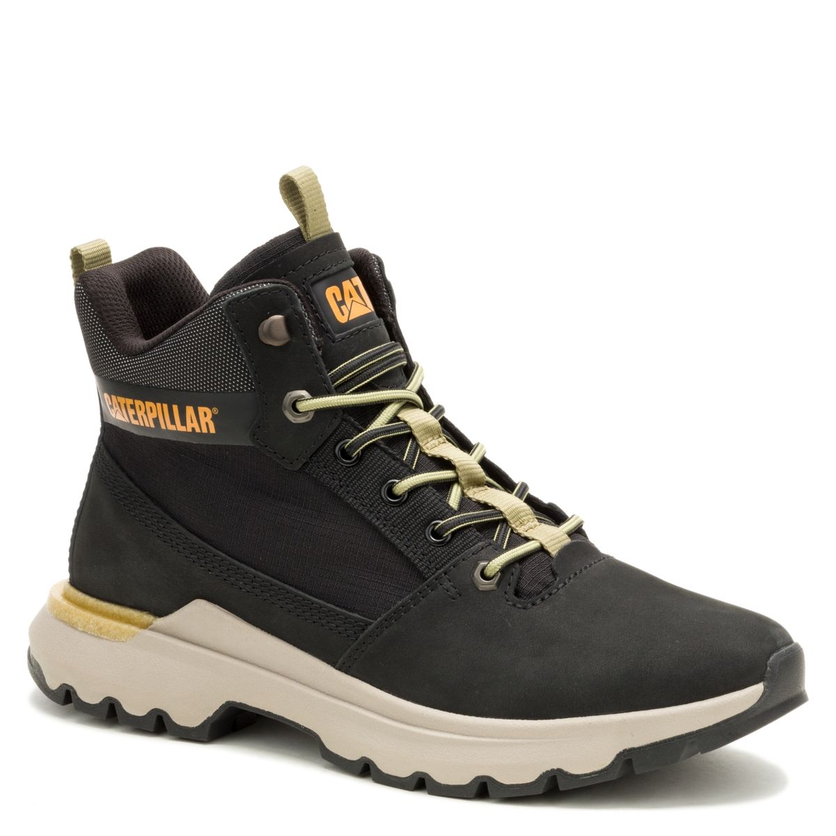 CAT - Colorado Sneaker Zapatilla Urbana Hombre Cuero Negro Cat