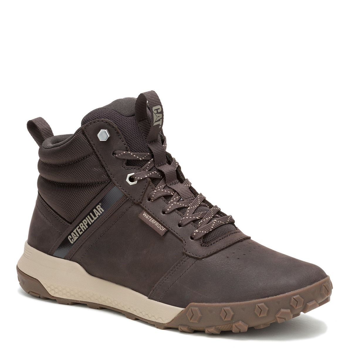 CAT - Hex Ready Zapatilla Urbana Hombre Cuero Café Cat