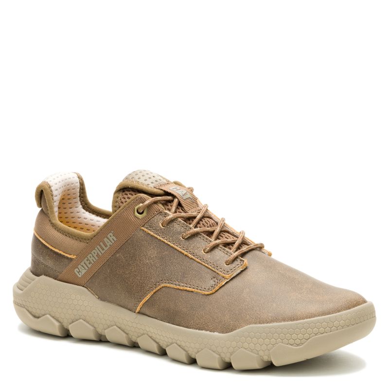 CAT - Hex Lite Zapatilla Urbana Hombre Cuero Café CAT