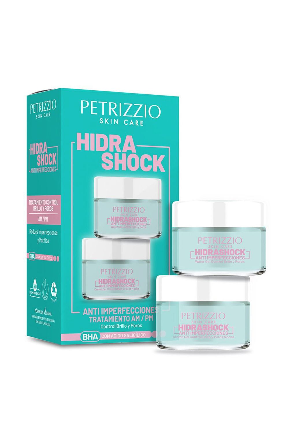 PETRIZZIO Set Crema Gel Hidrashock Anti Imperfecciones Día + Noche