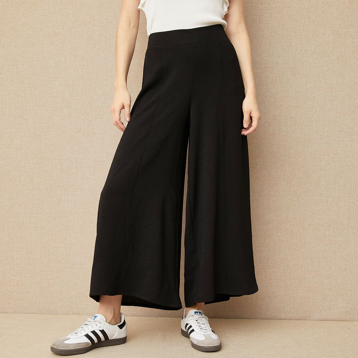 UNIVERSITY CLUB - Pantalón Culotte Tiro Alto Mujer University Club