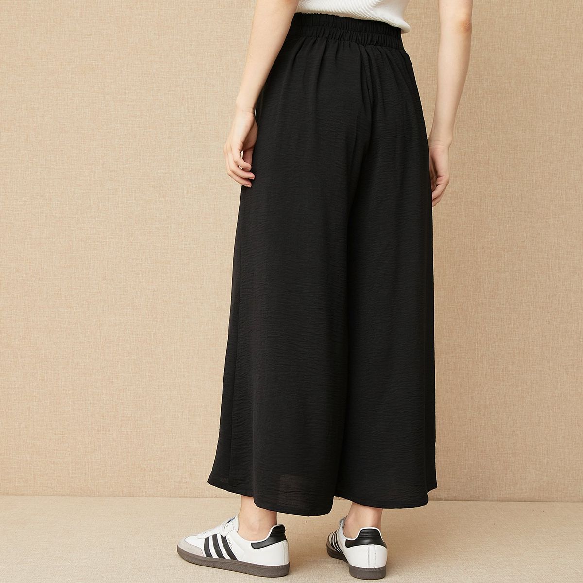 UNIVERSITY CLUB - Pantalón Culotte Tiro Alto Mujer University Club