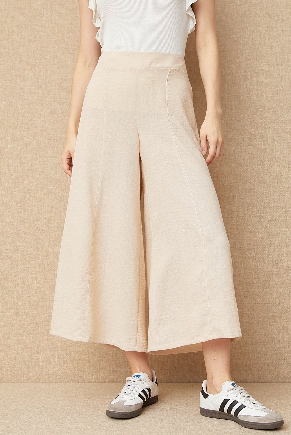 UNIVERSITY CLUB - Pantalón Culotte Tiro Alto Mujer University Club