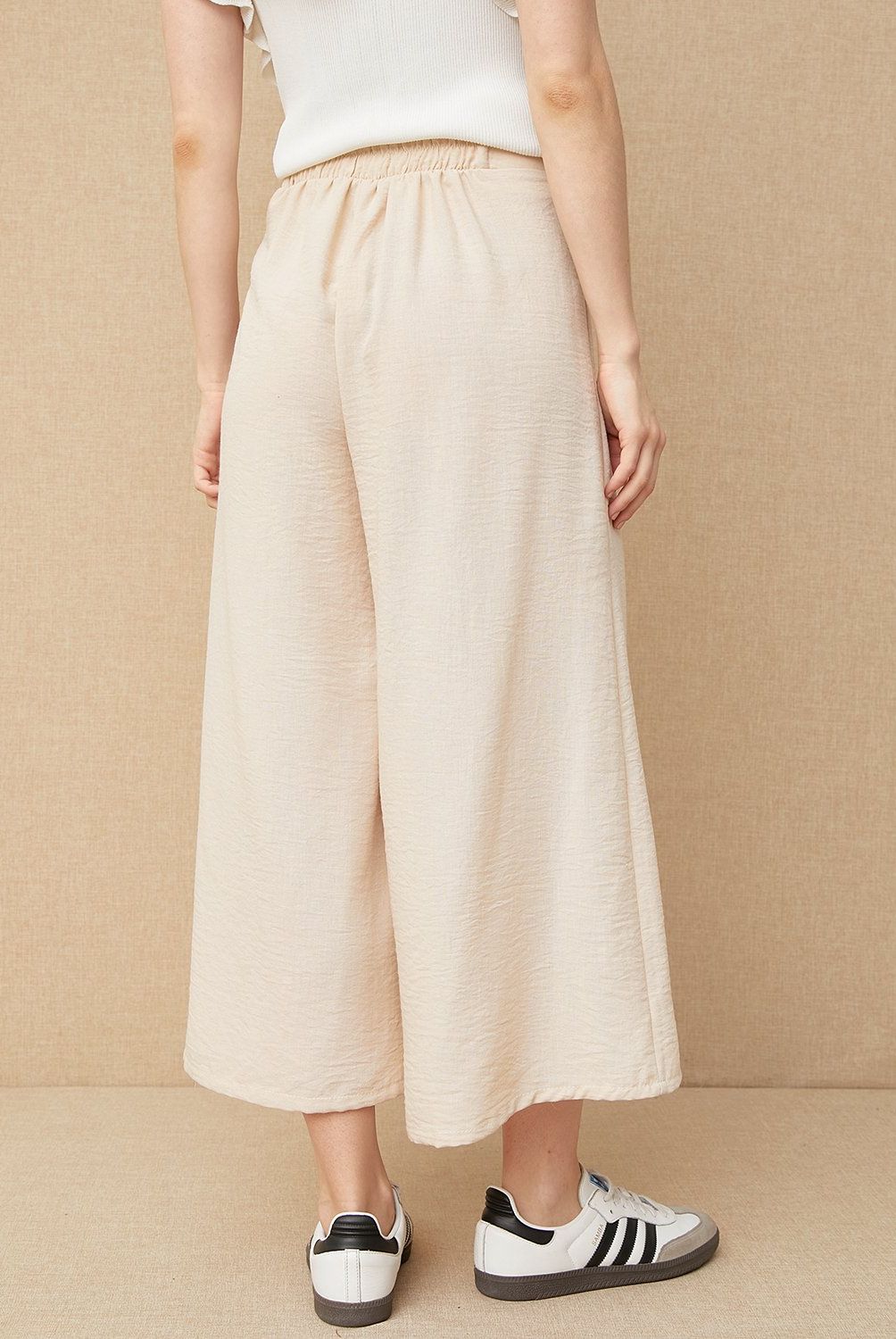 UNIVERSITY CLUB - Pantalón Culotte Tiro Alto Mujer University Club