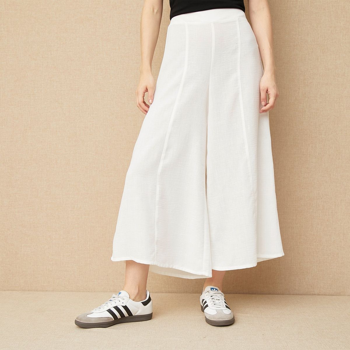 UNIVERSITY CLUB - Pantalón Culotte Tiro Alto Mujer University Club