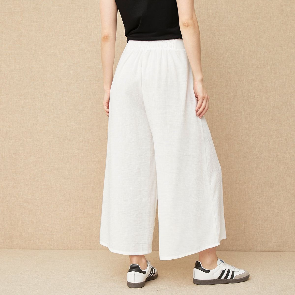 UNIVERSITY CLUB - Pantalón Culotte Tiro Alto Mujer University Club