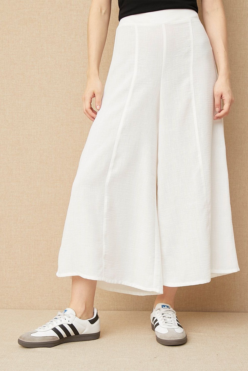 UNIVERSITY CLUB - Pantalón Culotte Tiro Alto Mujer University Club