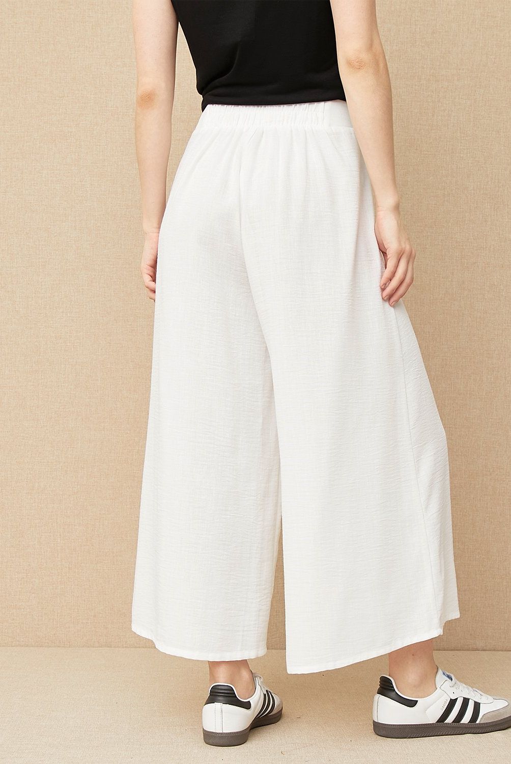 UNIVERSITY CLUB - Pantalón Culotte Tiro Alto Mujer University Club