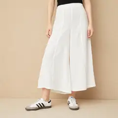 UNIVERSITY CLUB - Pantalón Culotte Tiro Alto Mujer