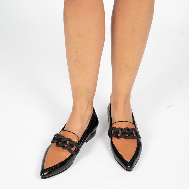 ALBA Y ADELA - Mocasín Mujer Cuero Café Alba Y Adela