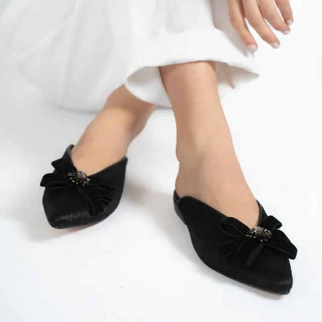 ALBA Y ADELA - Zapato Casual Mujer Cuero Negro Alba y Adela