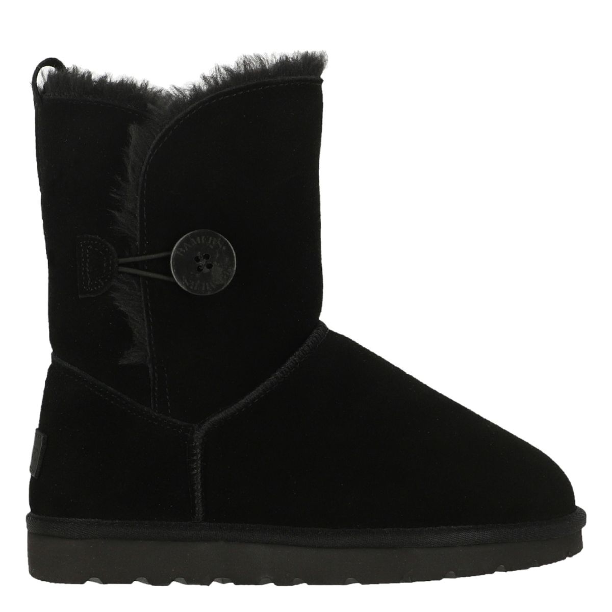 BAMERS - Bota Mujer Cuero Negro Bamers