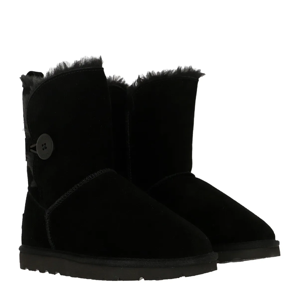 BAMERS - Bota Mujer Cuero Negro Bamers