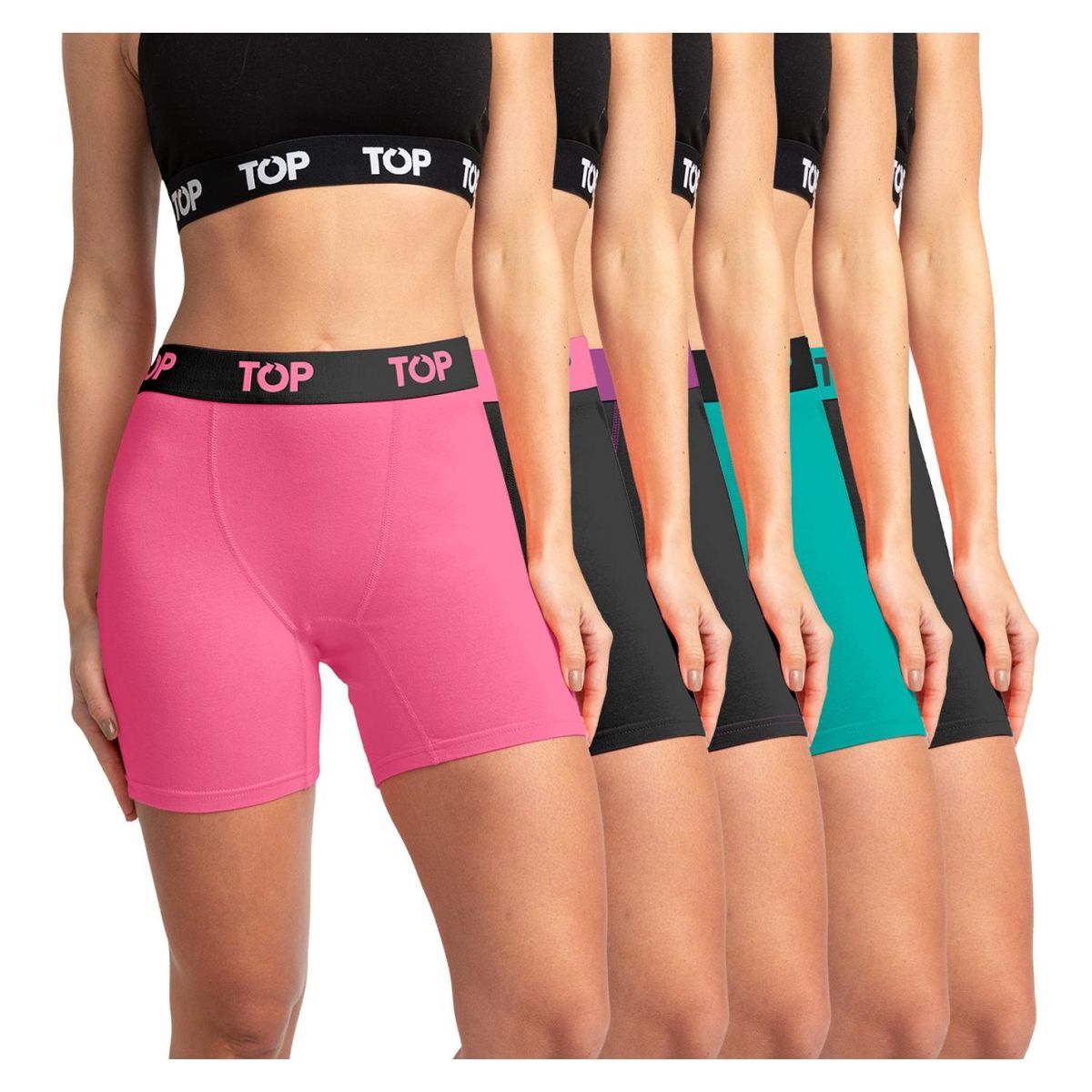 TOP - Pack De 5 Boxer Mujer Top
