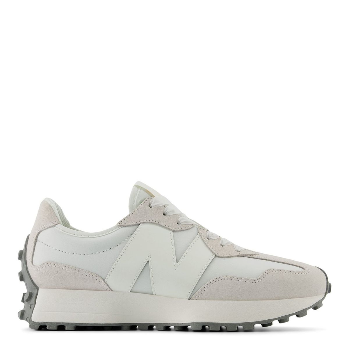 NEW BALANCE - 327 Zapatilla Urbana Mujer Cuero Gris New Balance