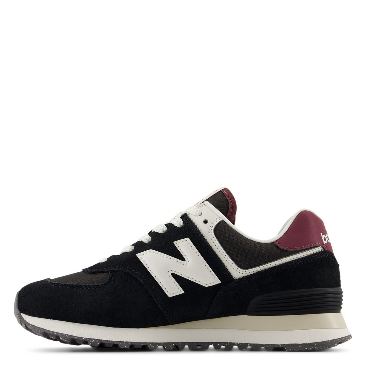 NEW BALANCE - 574 Zapatilla Urbana Mujer Cuero Negro New Balance
