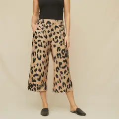 S COCCI - Pantalón Culotte Tiro Alto Mujer
