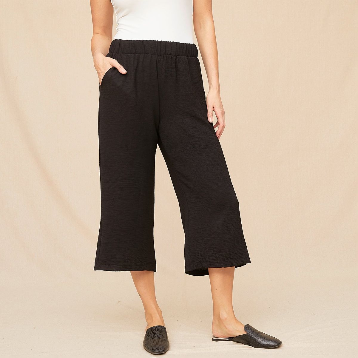 S COCCI - Pantalón Culotte Tiro Alto Mujer S Cocci