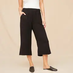 S COCCI - Pantalón Culotte Tiro Alto Mujer