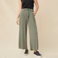 S COCCI - Pantalón Palazzo Tiro Alto Mujer